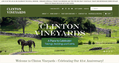 Desktop Screenshot of clintonvineyards.com